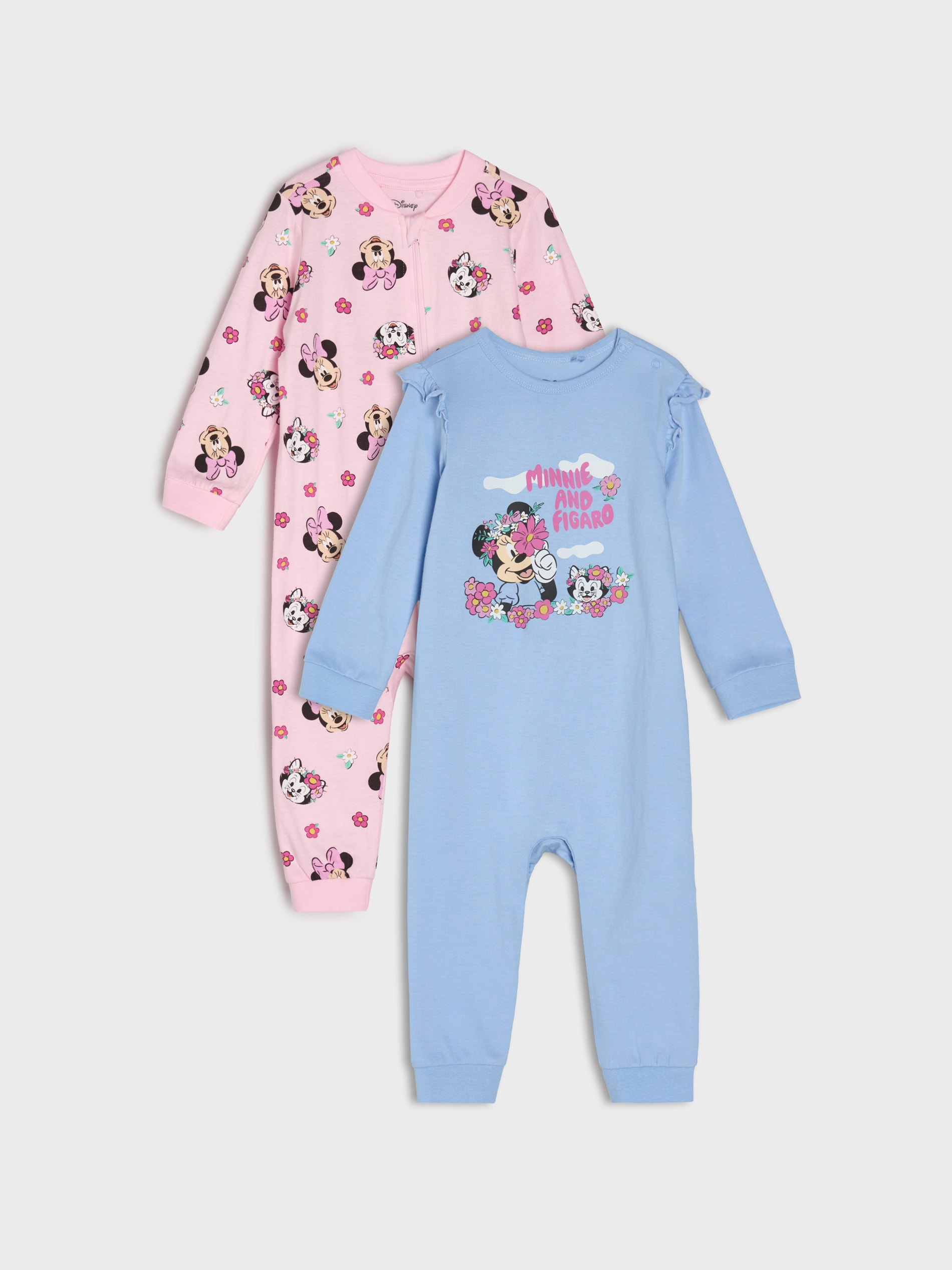Bawełniany pajacyk 2 pack Minnie and Figaro