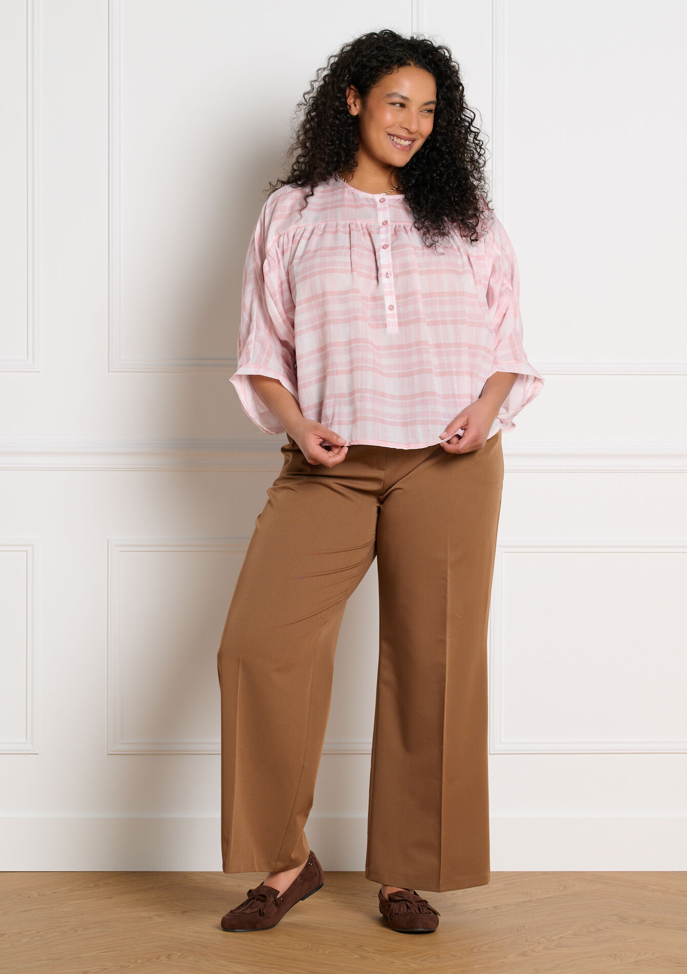 Losvallende tuniekblouse