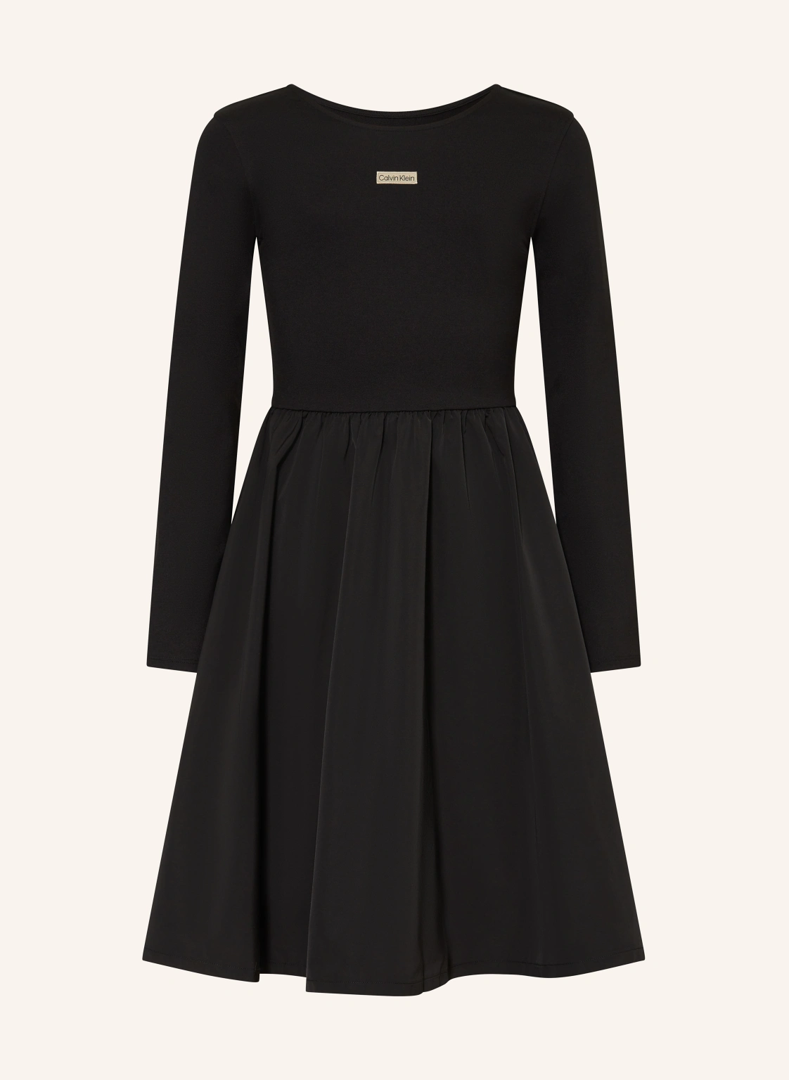 Calvin Klein Kleid im Materialmix