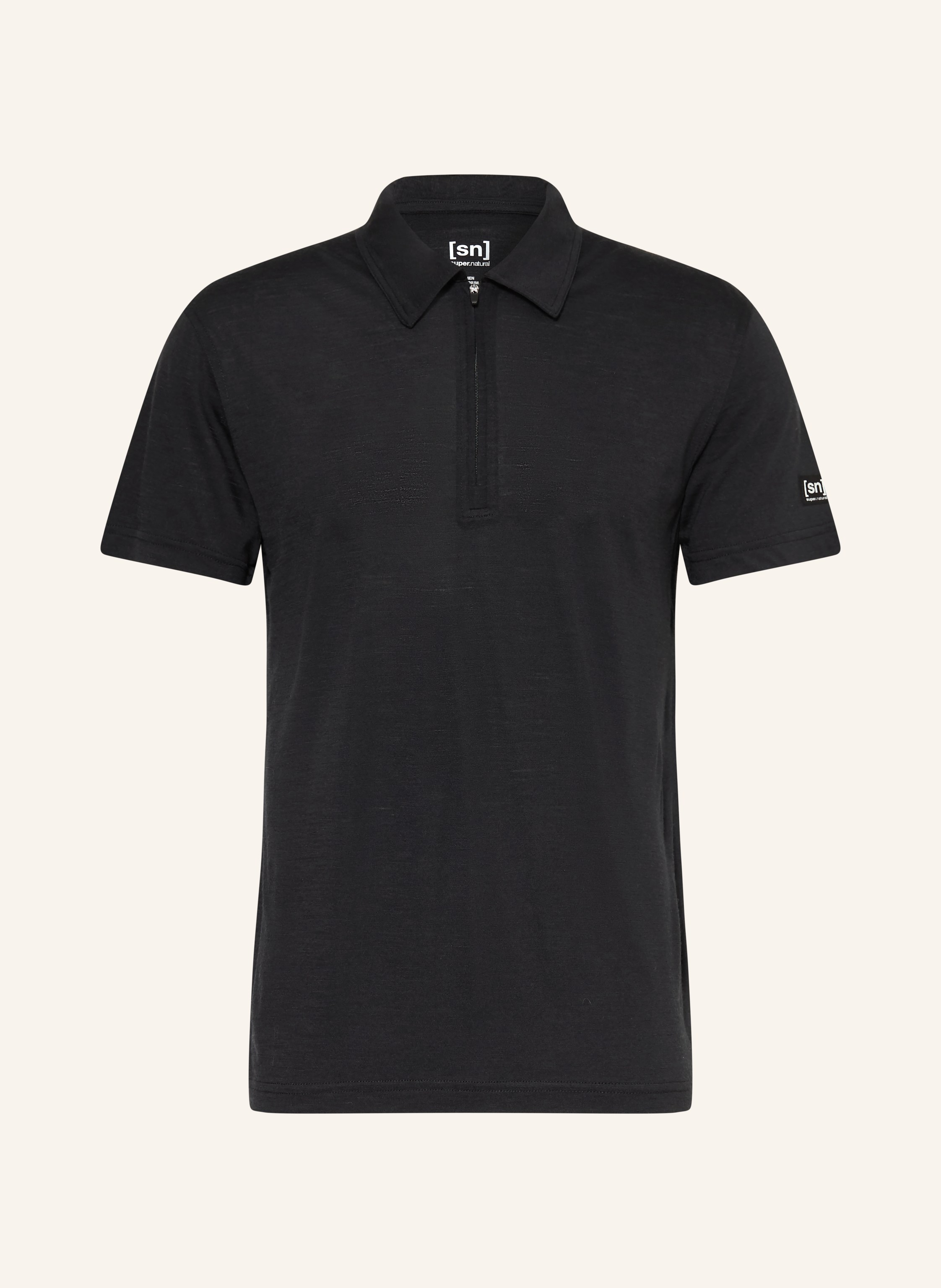 super.natural Funktions-Poloshirt mit Merinowolle