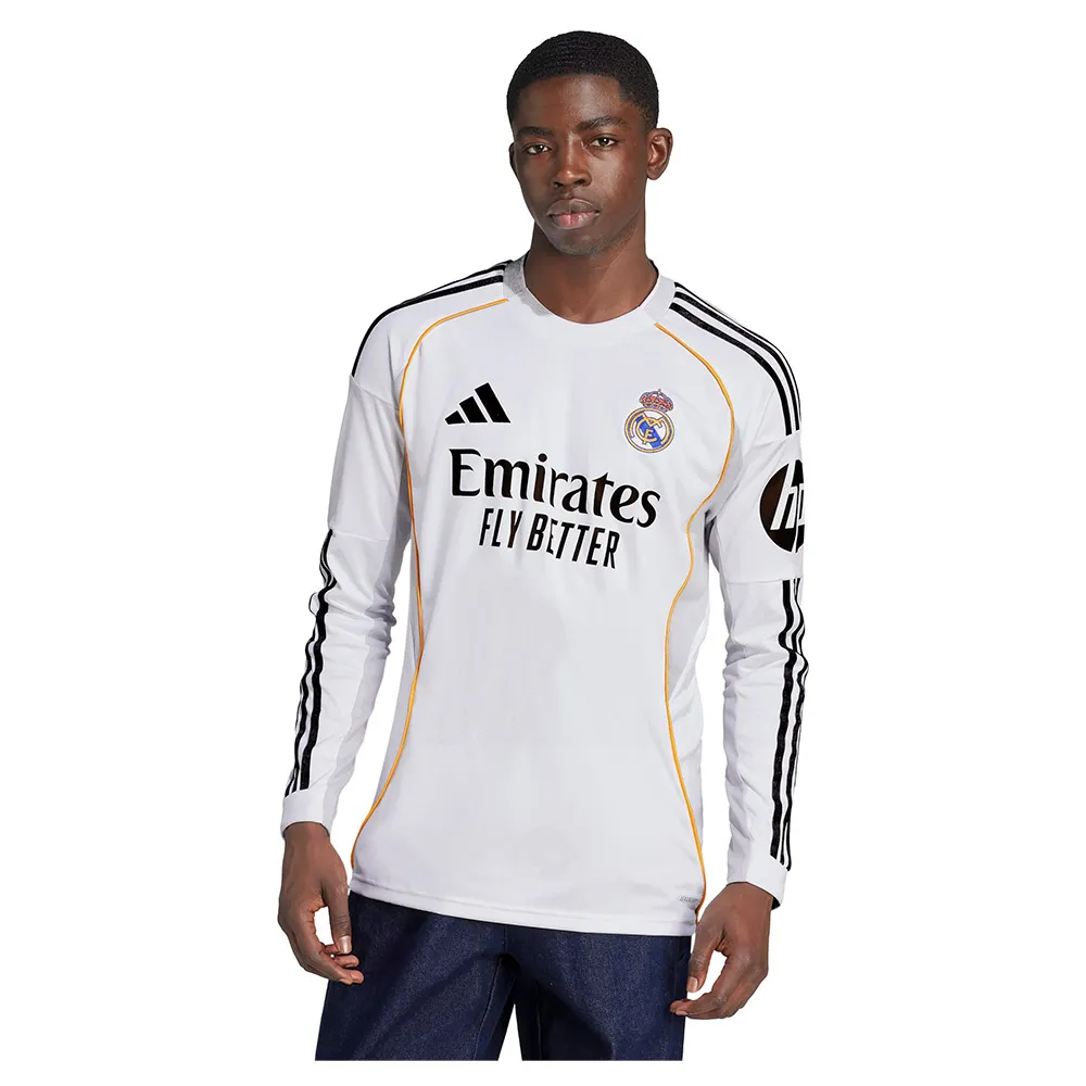adidas Real Madrid 25/26 home long sleeve T-shirt
