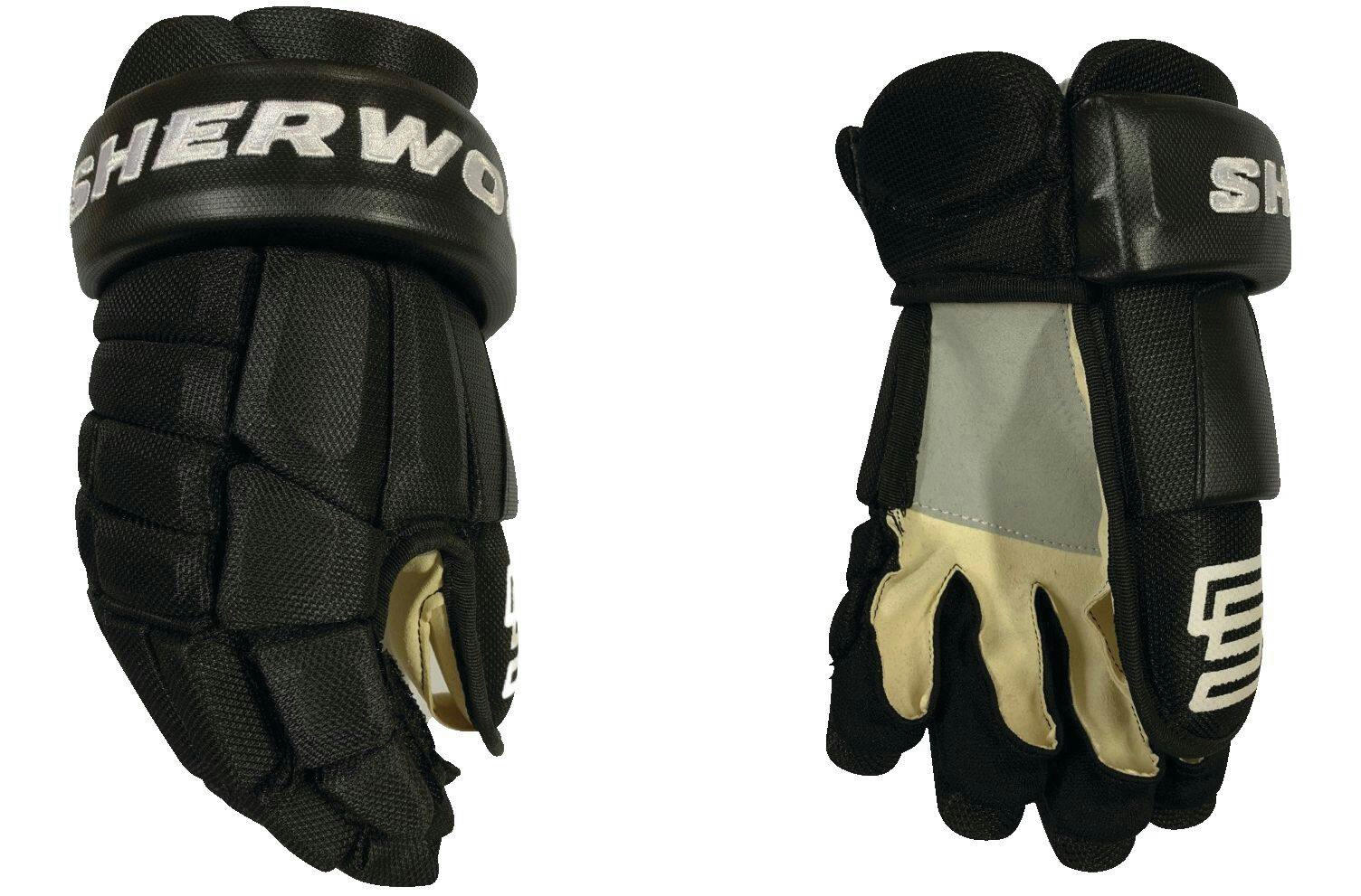 Sherwood 5030 Hockey Gloves, Senior, Black, 14-in