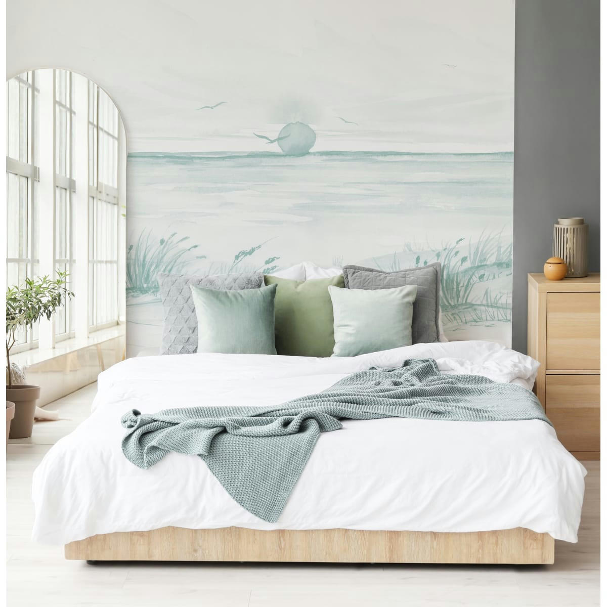 - Papier peint panoramique coucher de soleil 525 x 250 cm