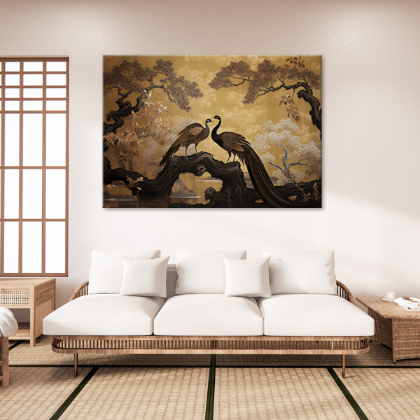 Feeby Obraz na płótnie, Pawie Drzewo Bonsai 60x40