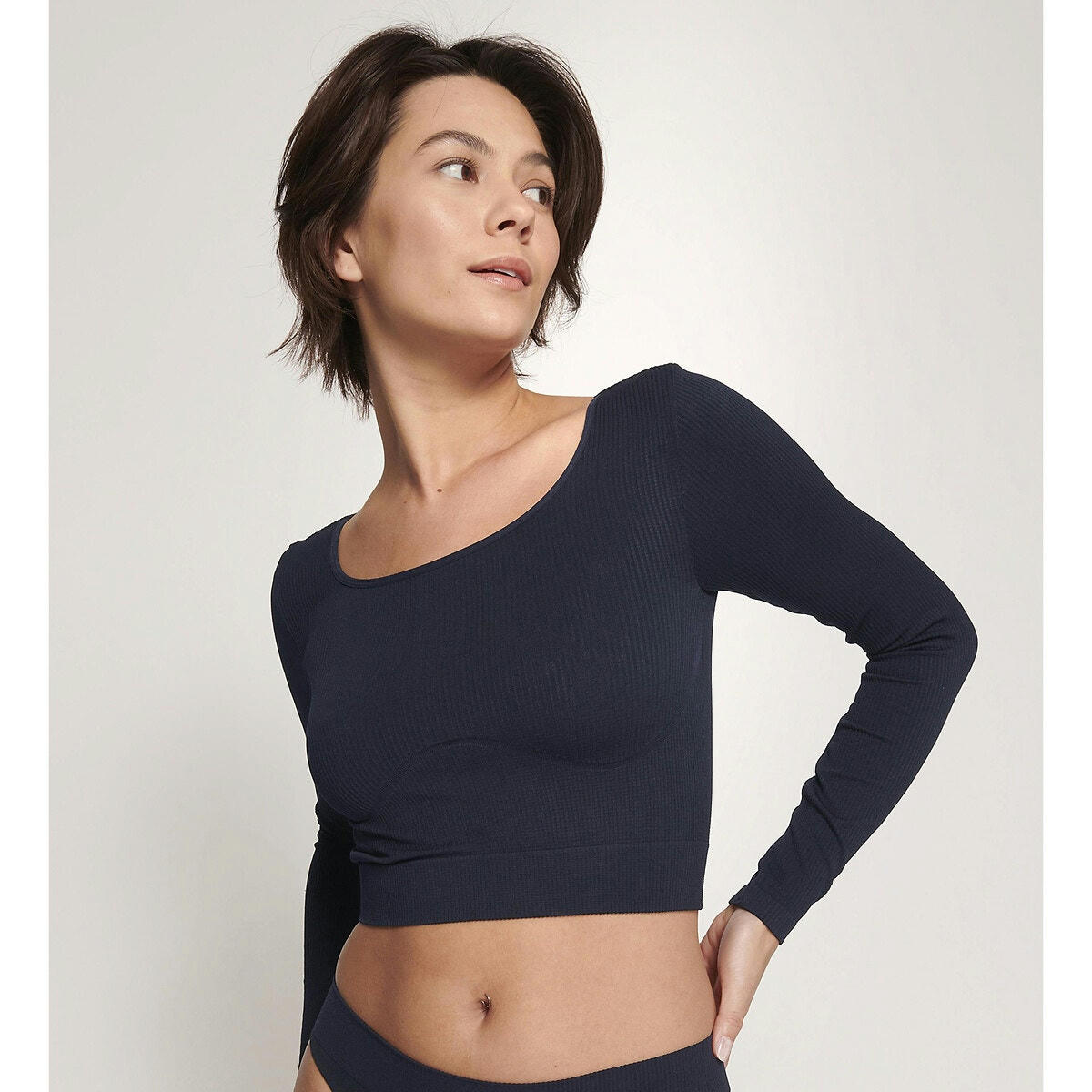 Crop top manches longues Ever Infused Aloe
