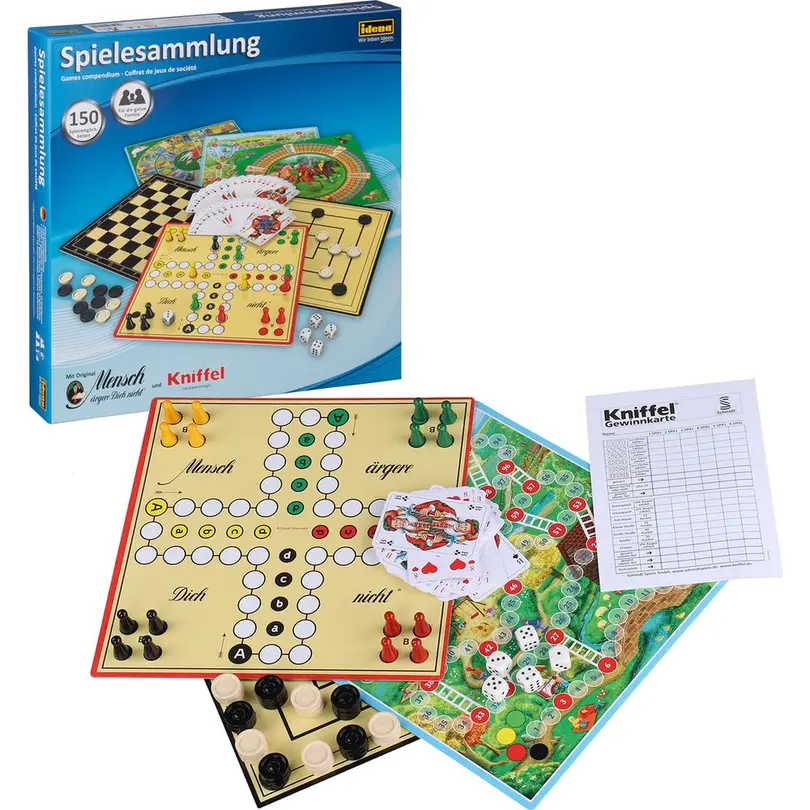 Brettspiel 150er-Set Spiele