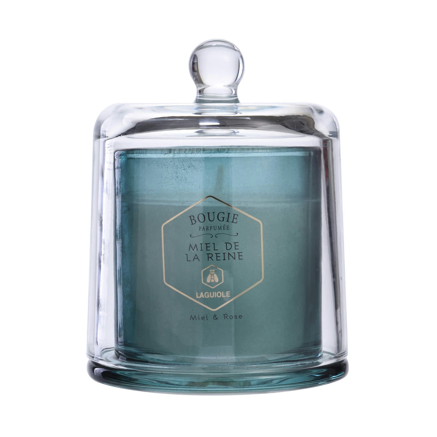 - Bougie parfumée et sa cloche - roses et miel - 145g