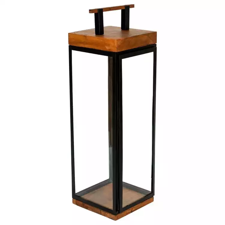Grace Tall Lantern - Black