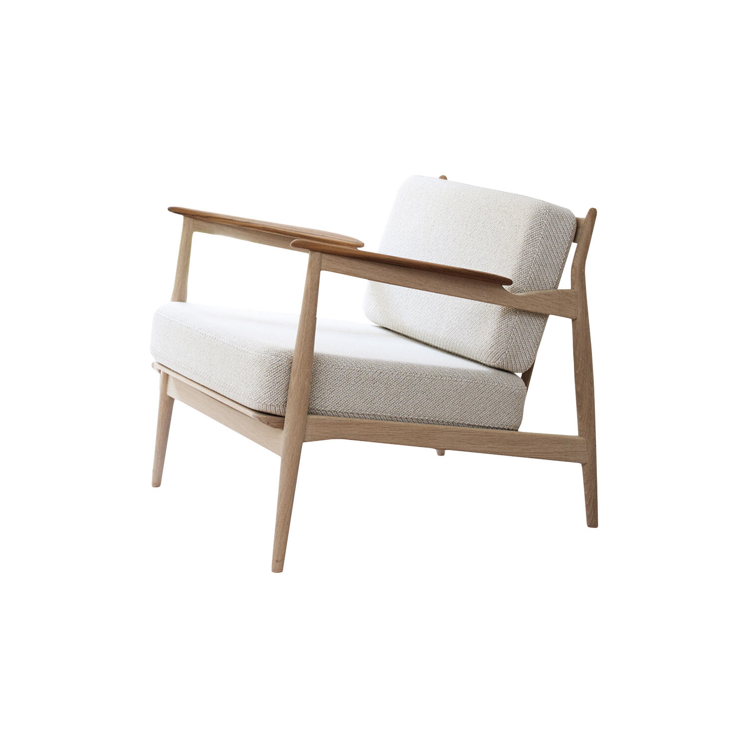 Model 107 loungestol, hvid