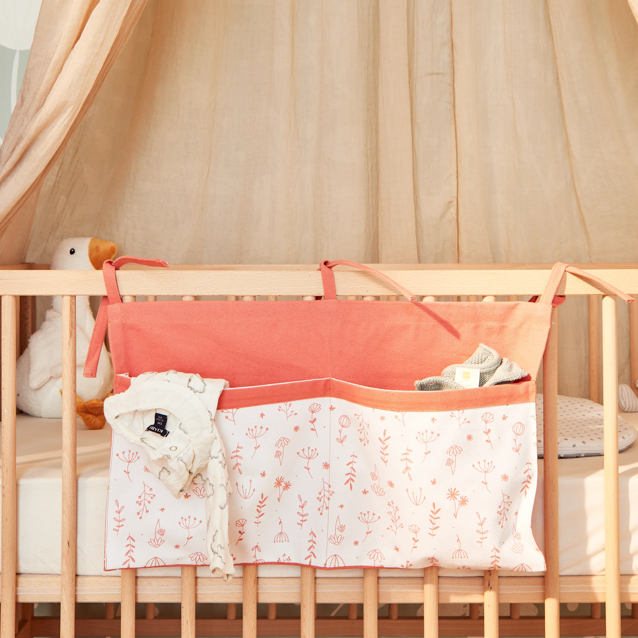 4MURS Rangement mural DOUCE CAMPAGNE beige et terracotta