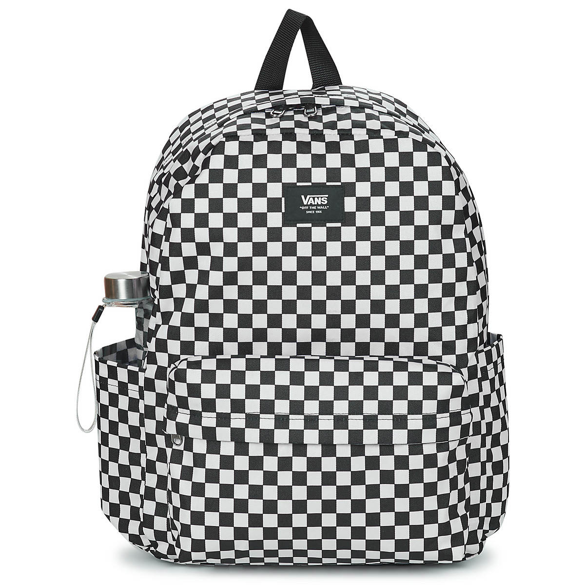 Vans - OLD SKOOL CHECK BACKPACK - Black / White