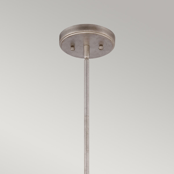 Lampa wisząca stare srebro Confetti 1xE27x100W Quoizel