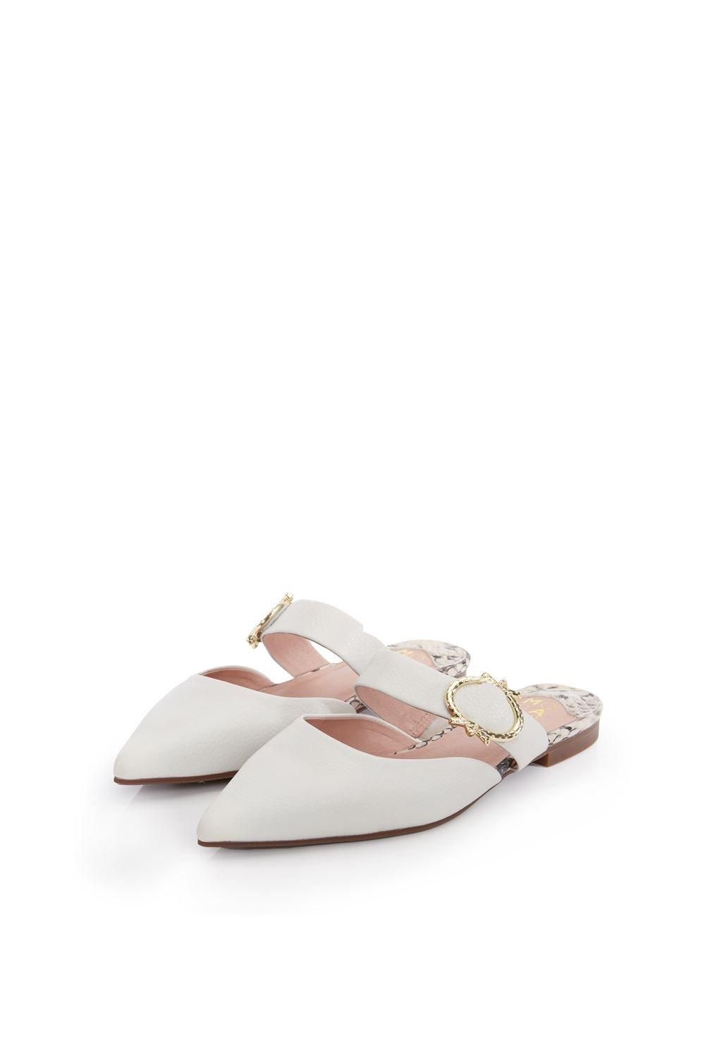 Moda In Pelle Florally' Leather Sandals