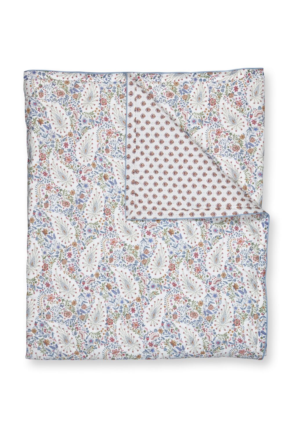 Pip Studio Kairi Bloom - 220 x 260 cm - Licht blauw