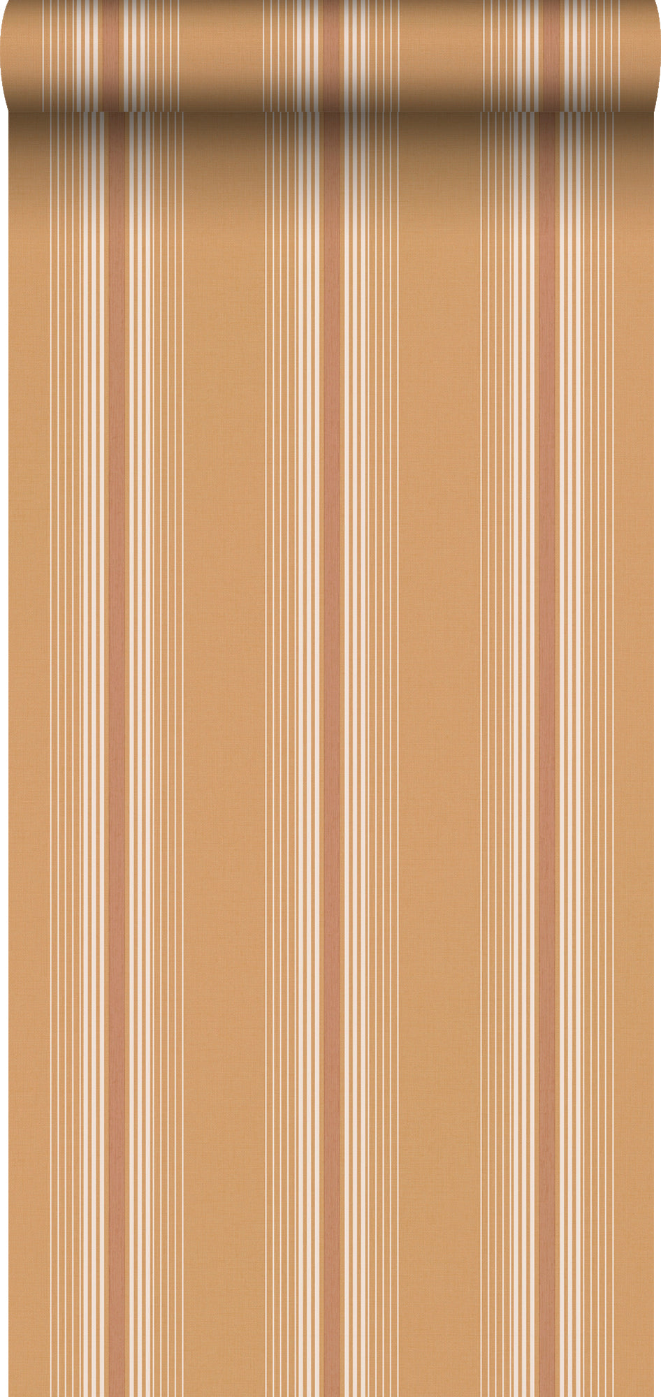 Sanders & Sanders behang strepen oranje en terracotta - 53 cm x 10 m - 640545