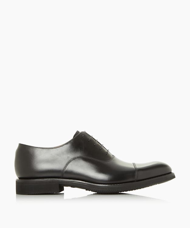 305brg Black - Leather Lace Up Formal Shoes