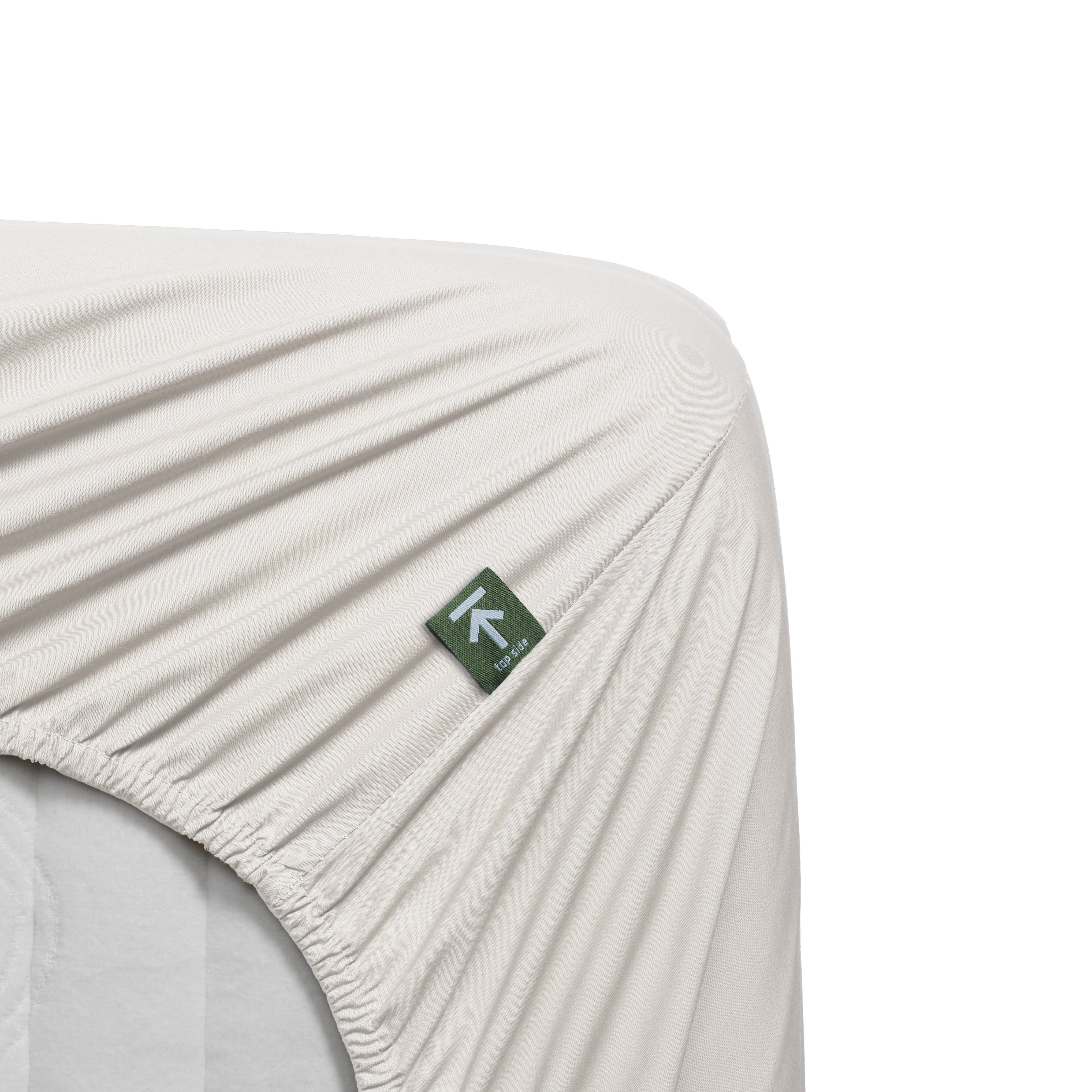 Beddinghouse - Percale Katoen - Topper Hoeslaken - 180x210 cm - Gebroken wit