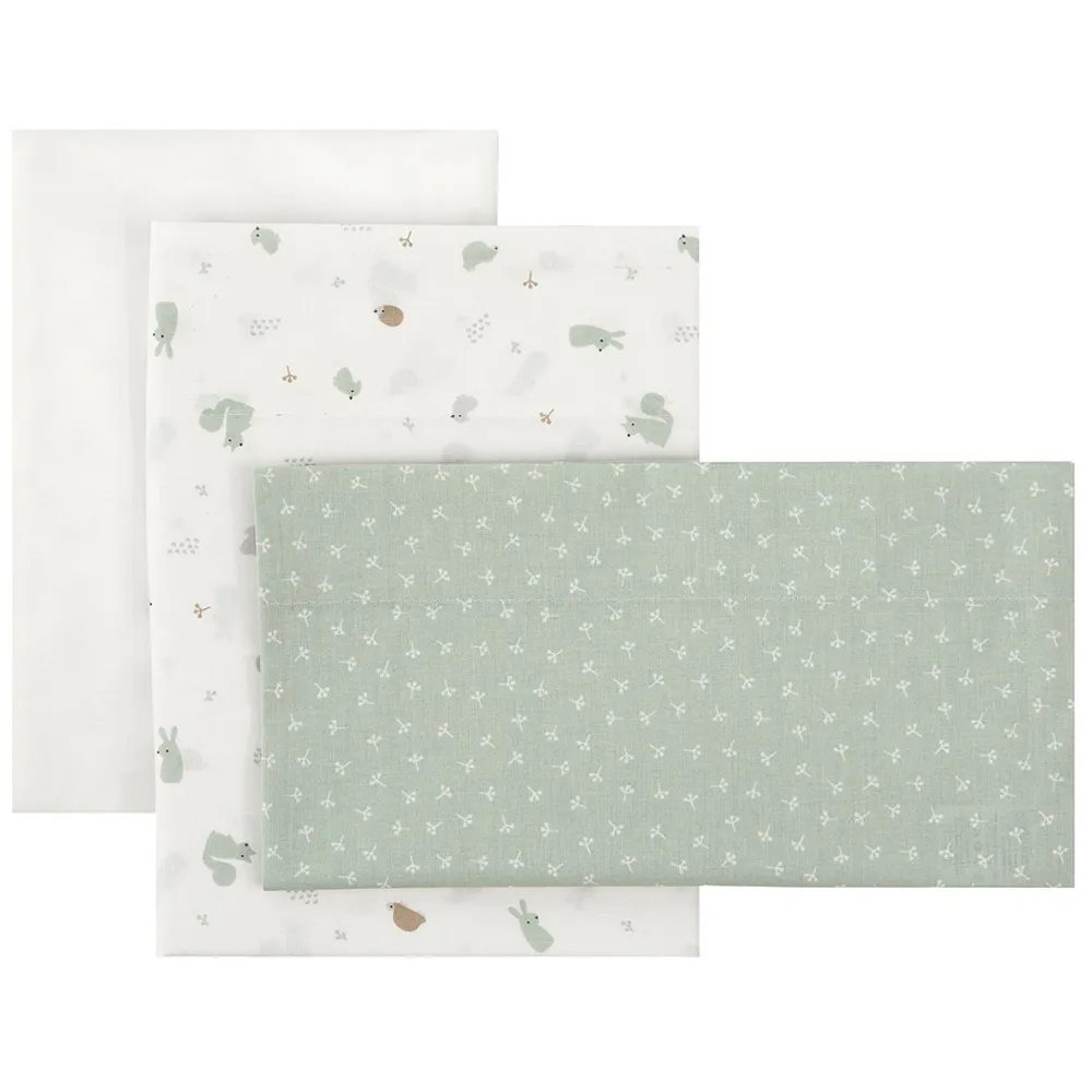 Cambrass Ardi 70x140x1 cm Crib Fitted Sheet 3 units