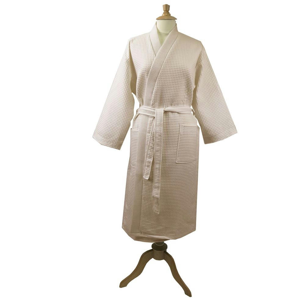 NID D'ABEILLE ANGORA - Peignoir  pur coton beige M