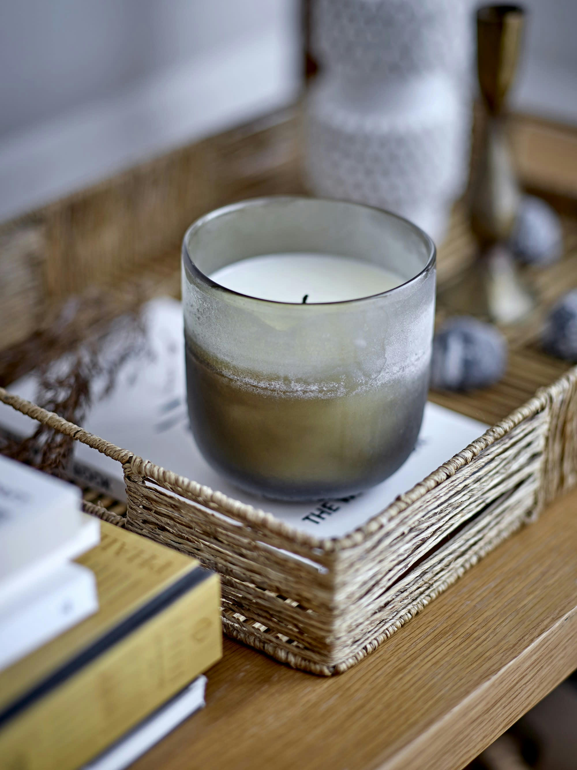 LECIA - Plateaux en jute beige