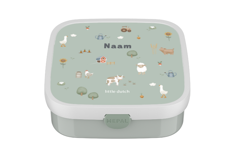 Ontwerp je eigen Lunchbox Campus groot - Little Farm