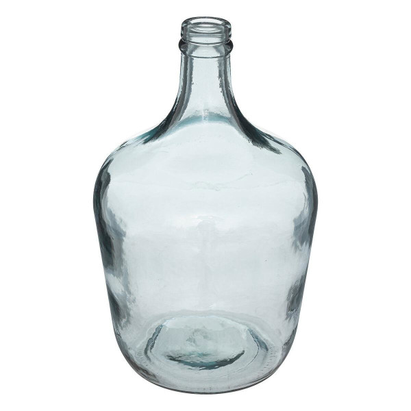 WAZON SZKLANY DemiJohn 30cm niebieski z recyklingowego szkła