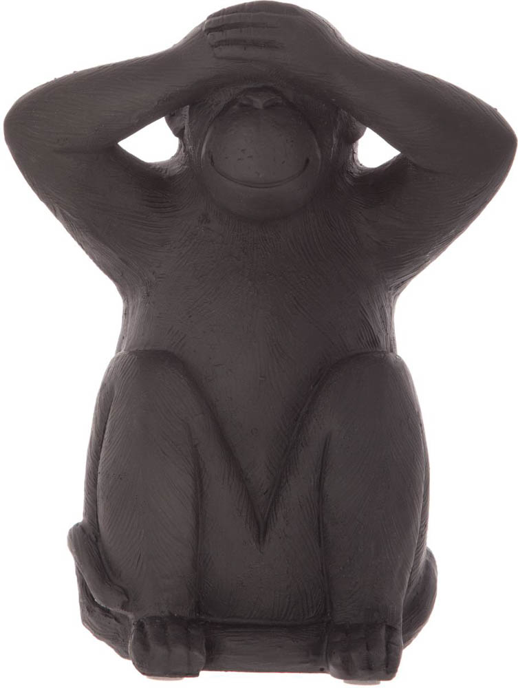 Estatueta macaco sábio cego