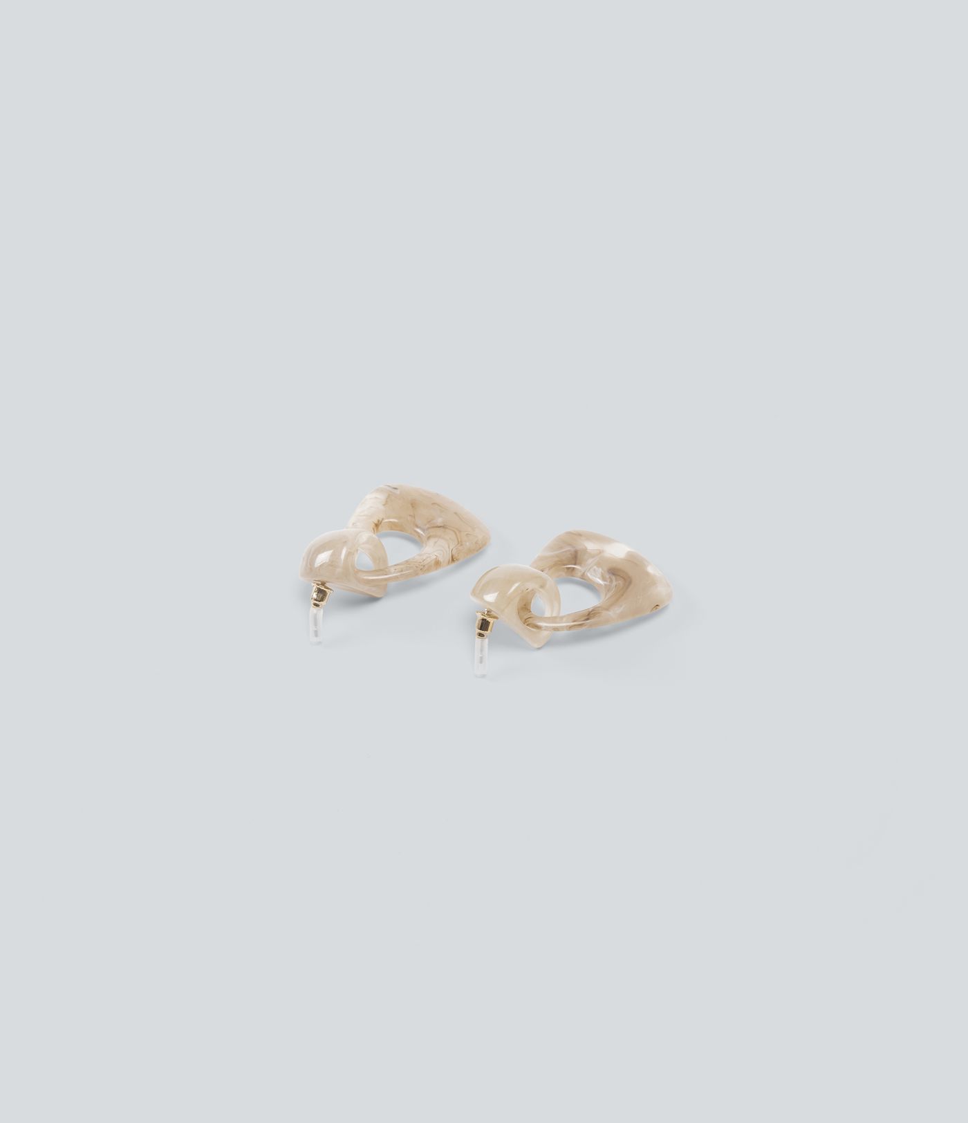 Boucles d'oreilles khaki