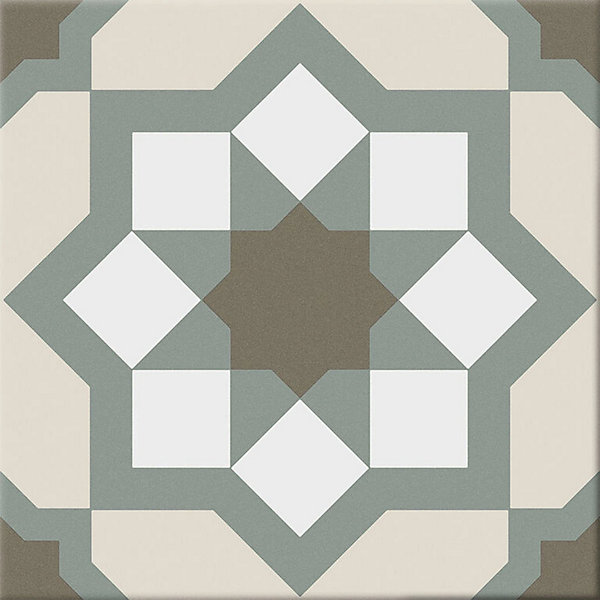 Carrelage Aspect Carreaux Ciment 20x20 Hidra Warm Vert