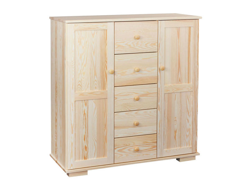 Bieliźniarka drewniana II MODERN, kolor sosnowy