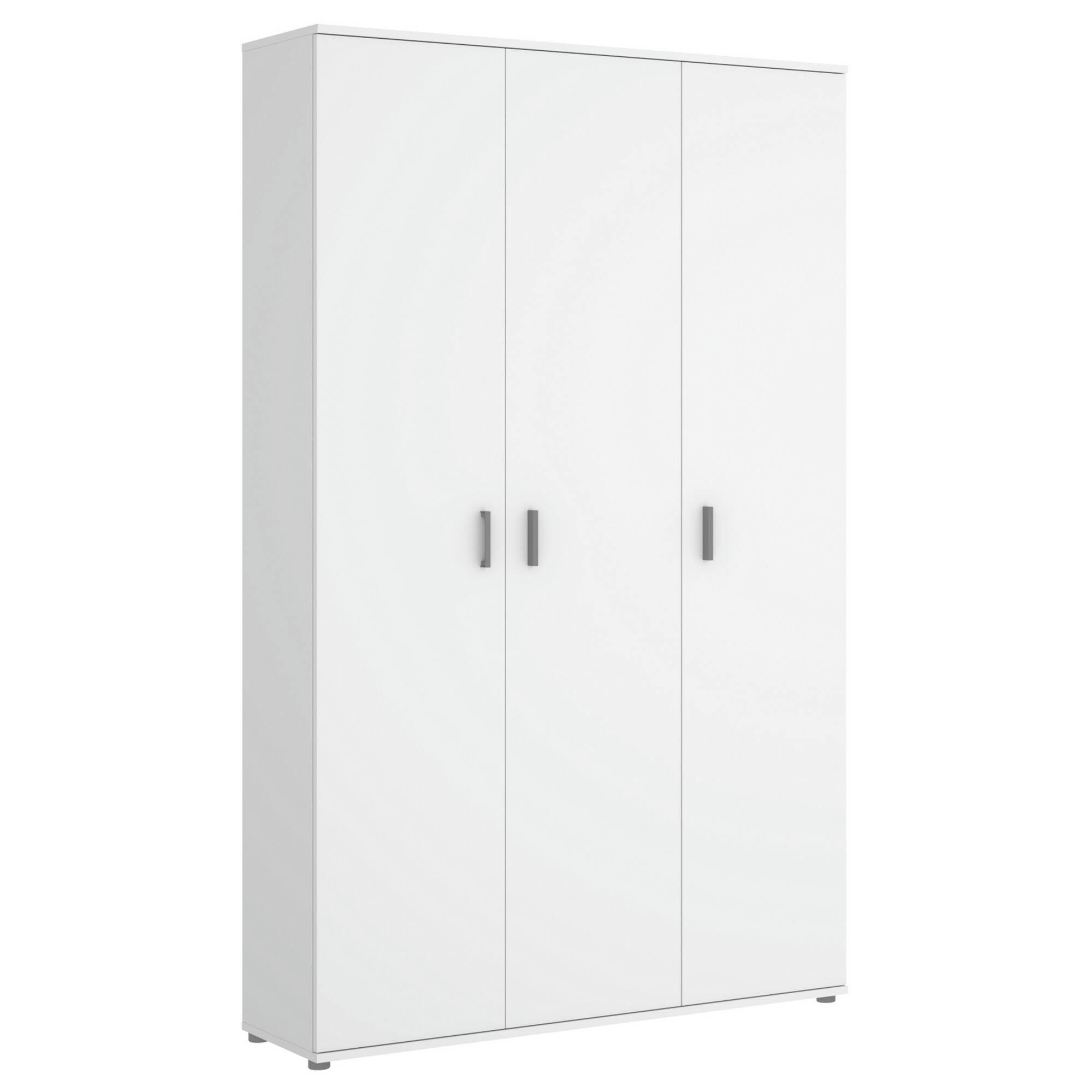 SILLANO - Armoire polyvalente en bois blanc