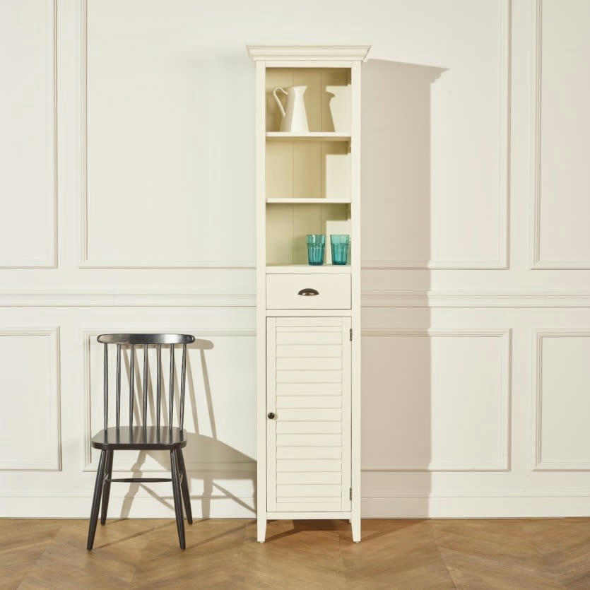 BELMA - Etagère haute blanche h215 cm