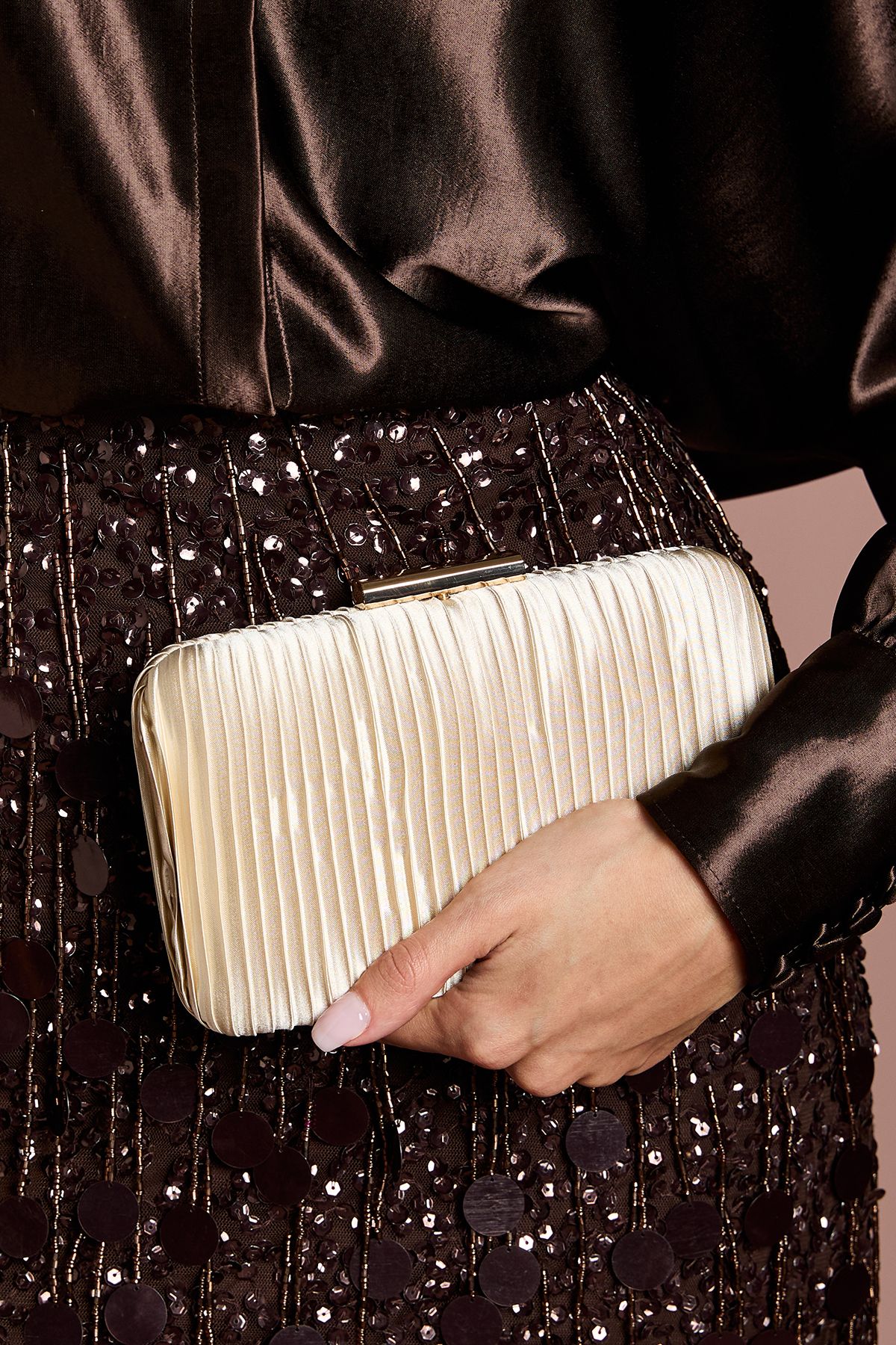 Coast Bridal Brooke Satin Clutch Bag