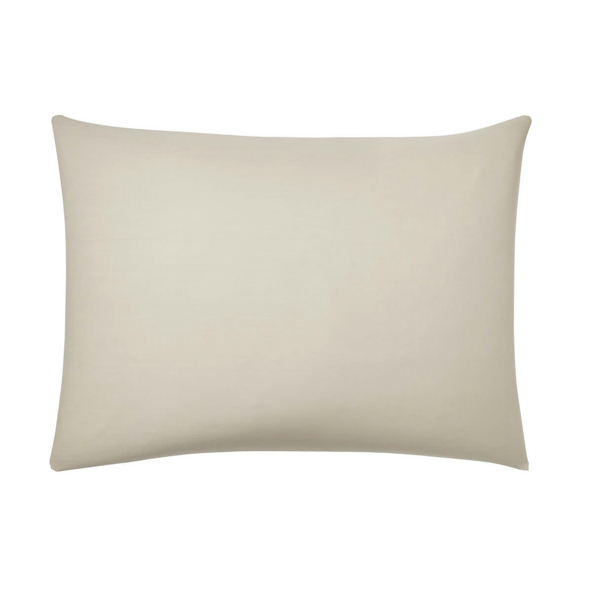 TOI & MOI ESSENTIEL - Taie d'oreiller unie en percale de coton kaki 50x70