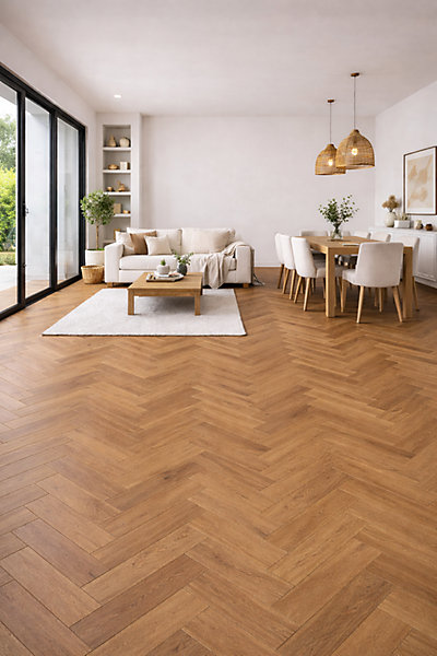 Carrelage effet bois sol intérieur / mur intérieur Concorde Iroko l.8 X L.59 cm rectifié 1er choix.