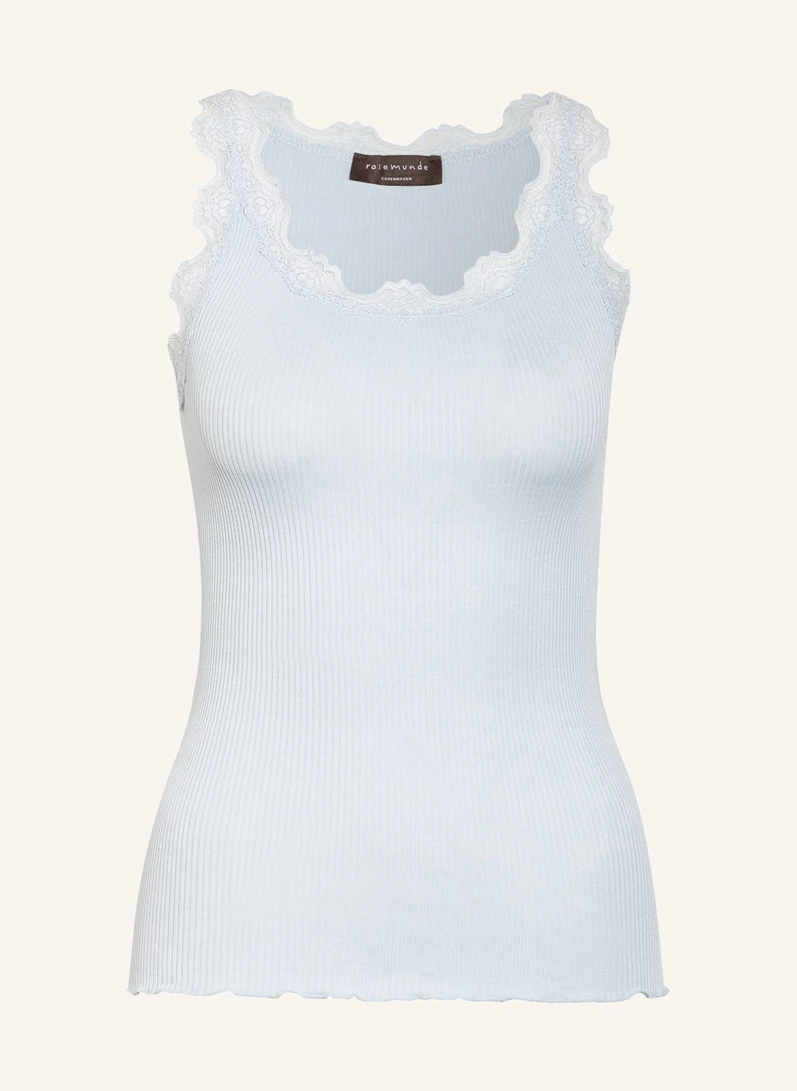 rosemunde Seidentop BABETTE mit Spitze
