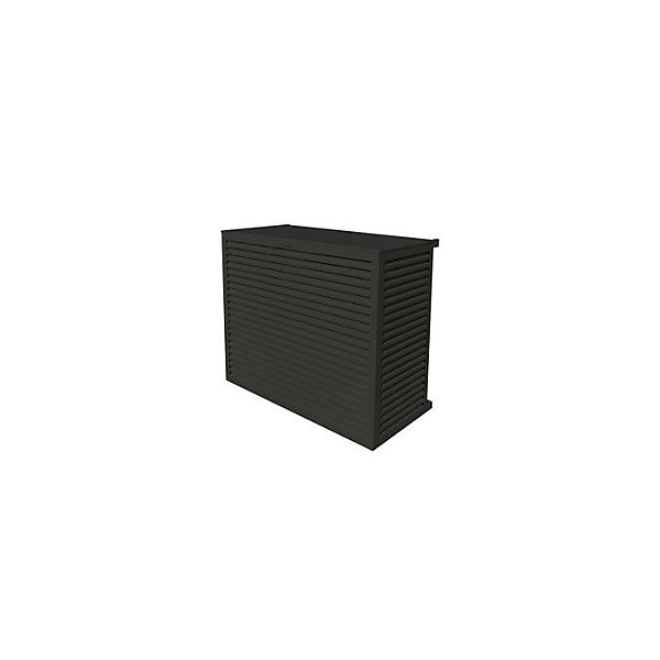 Option Pour Cache-clim Xl Finition Aluminium Anthracite 23a Au Format Xxl - 7016 Decoclim