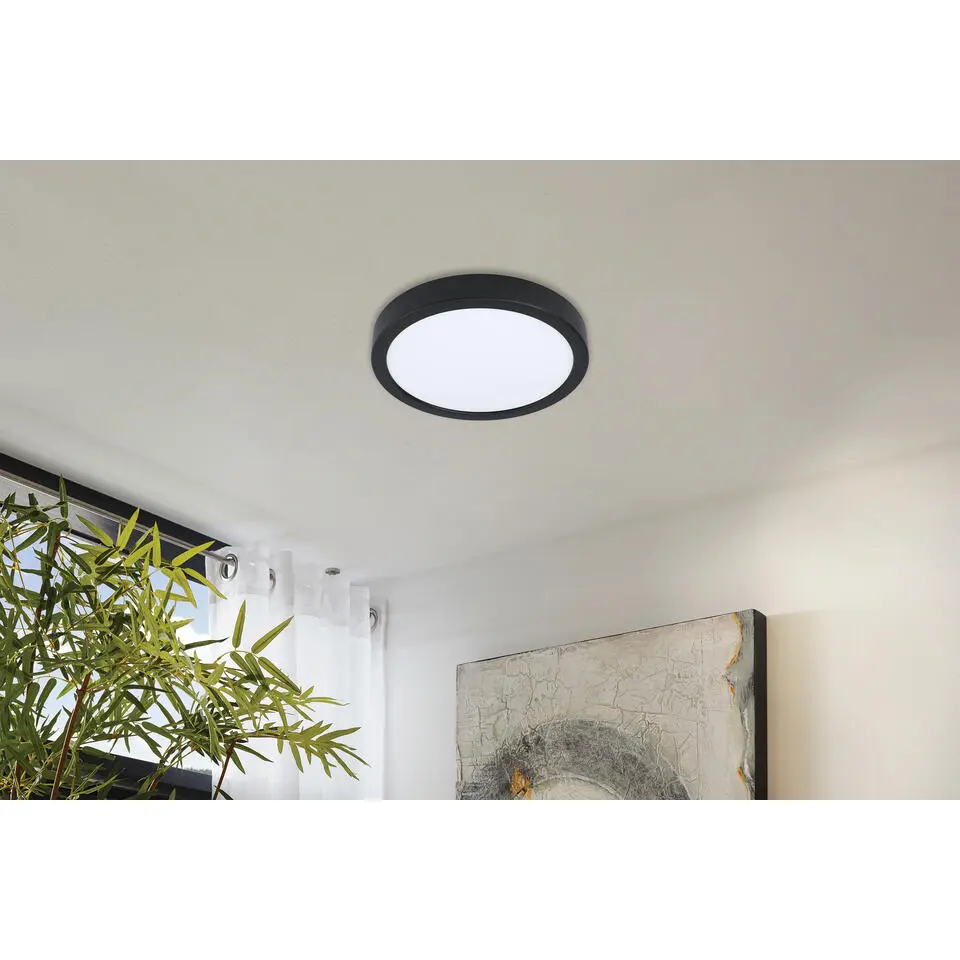 EGLOArgolis2OpbouwlampBuiten-LED-&Oslash;28,5cm-Zwart/Wit