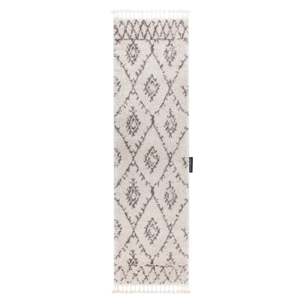 Dywan, Chodnik BERBER FEZ krem - do kuchni, przedpokoju, na 60x200 cm