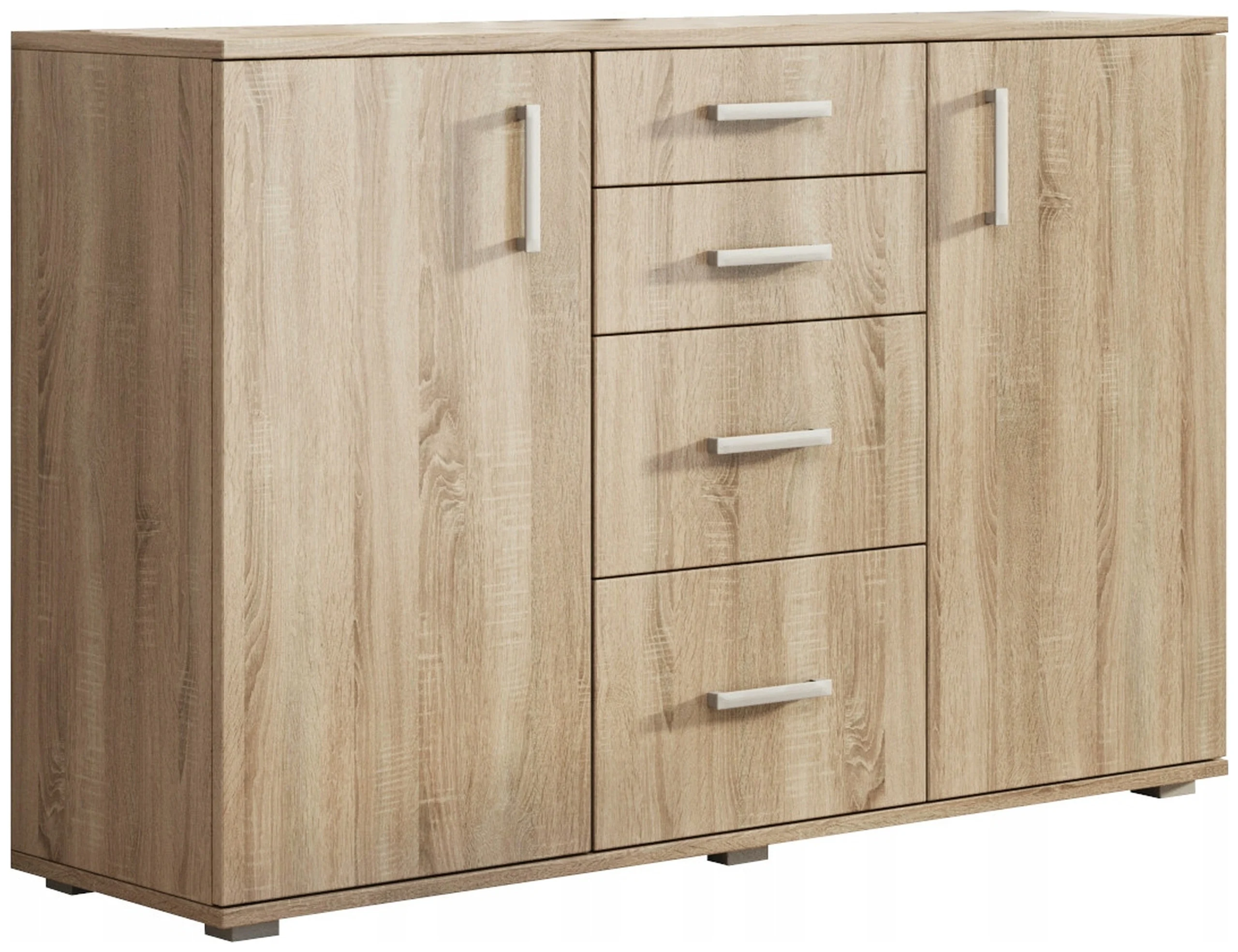 Komoda z szufladami 130 cm MERIDA dąb sonoma