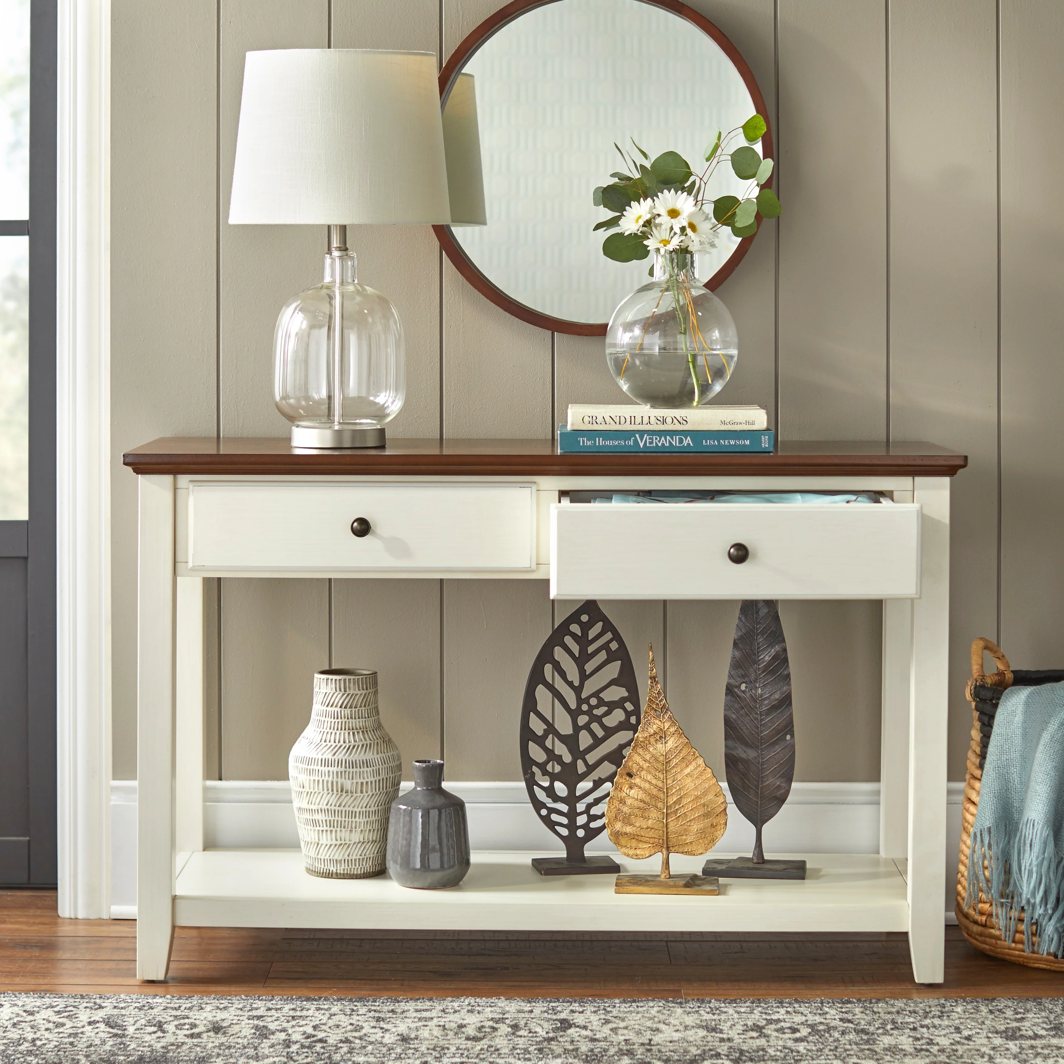 Simple Living Charleston Sofa Table - 30.5H x 48.5W x 18D