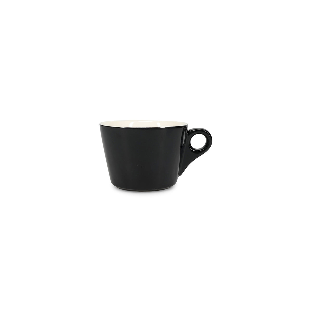 Bonbistro - Kop 28cl zwart Barista - Set van 6
