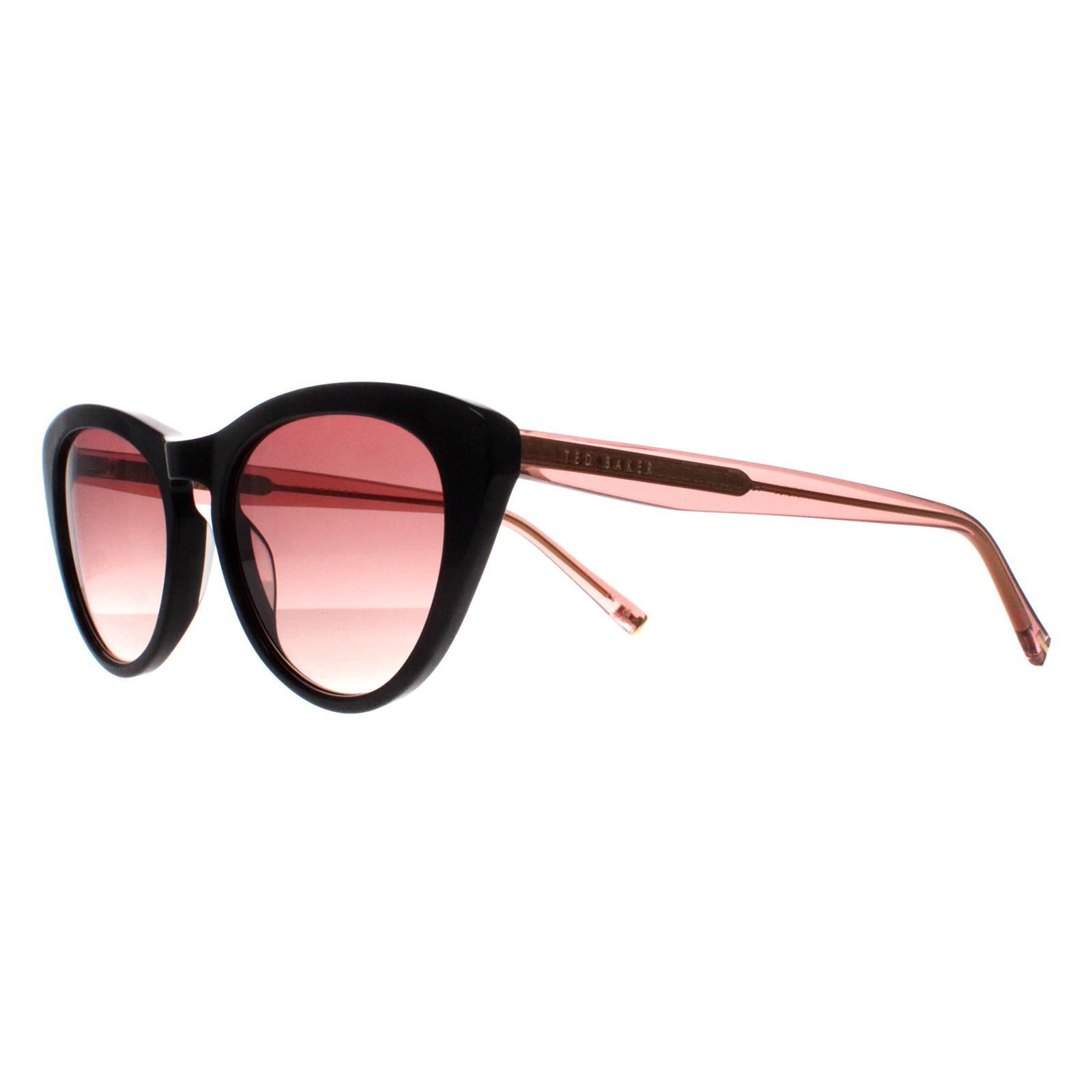 Ted Baker Cat Eye Black Brown TB1690 Violet