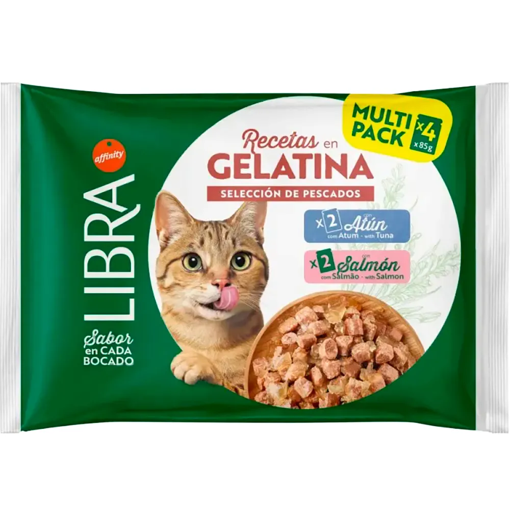 Affinity Libra Salmon & Tuna in Jelly wet cat food 15x4x85g