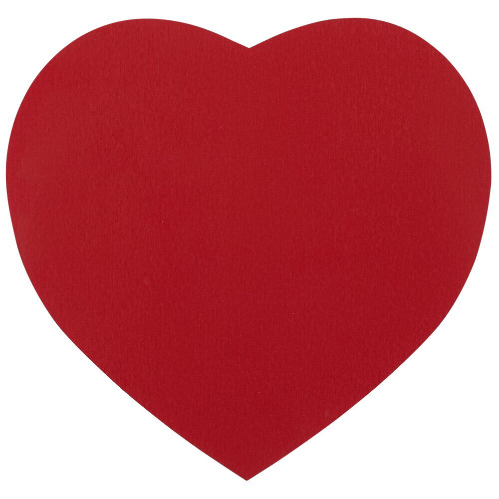 Coeur adhésif rouge x25