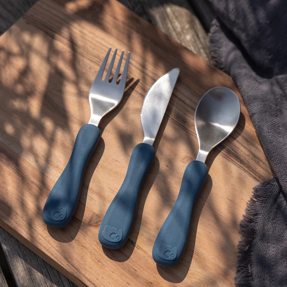 Sebra - Fanto Kinderbesteck-Set, vintage rose (3er-Set)