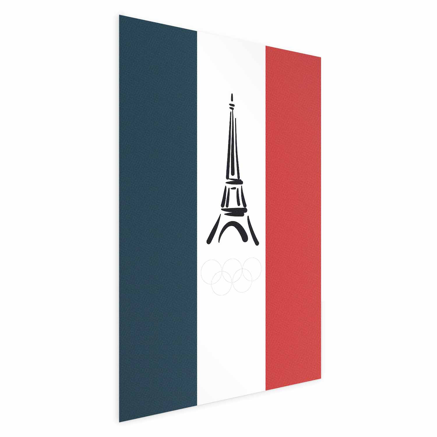 Plakat Symbole Francji 21x30 cm