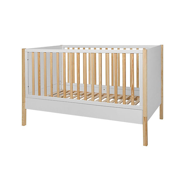 Lit evolutif 70x140 Bellamy Juliette Blanc et bois