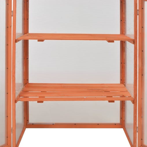 NNEVL Greenhouse Wood 75x47x109 cm