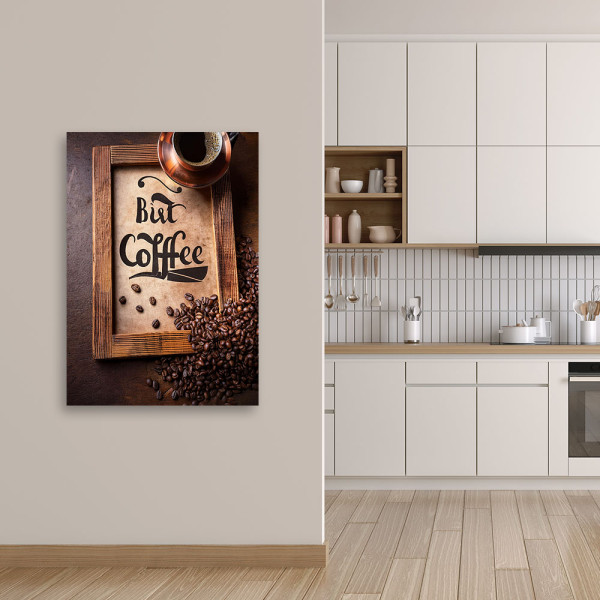 Feeby Obraz na płótnie, Kawa Napis Napoje Kuchnia 40x60